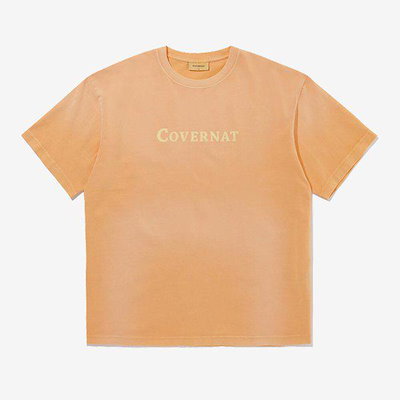 センターロゴピグメントTシャツオレンジCO2602ST51OG