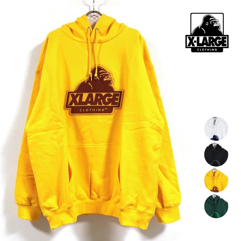 XLARGE エクストララージ BRUSHED EMBROIDERY OG PULLOVER HOO