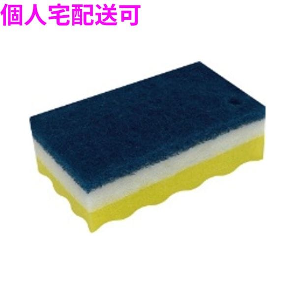 業務用　研磨粒子入スポンジタワシ　イエロー　ストロングSH-54　10個×6袋入（60個）【取り寄せ商品・即納不可・代引き不可・返品不可】
