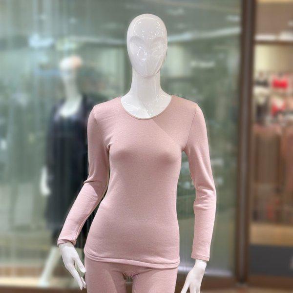 女性エクウス発熱腸内着の上着（WLG2557C BR）_s