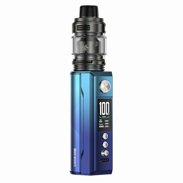 ブープー VOOPOO DRAG M100S 100W ドラグ モッドキット Uforce-L タンクアトマイザー付き 5.5mlブルー