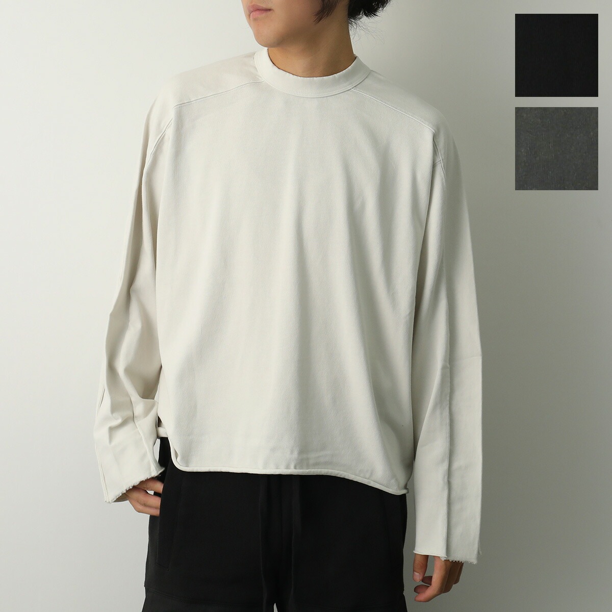 ENTIRE STUDIOS エンタイアスタジオ Tシャツ HEAVY LS TEE ES2486 メンズ 長袖 カットソー コットン クルーネック ロンT 無地 カラー3色