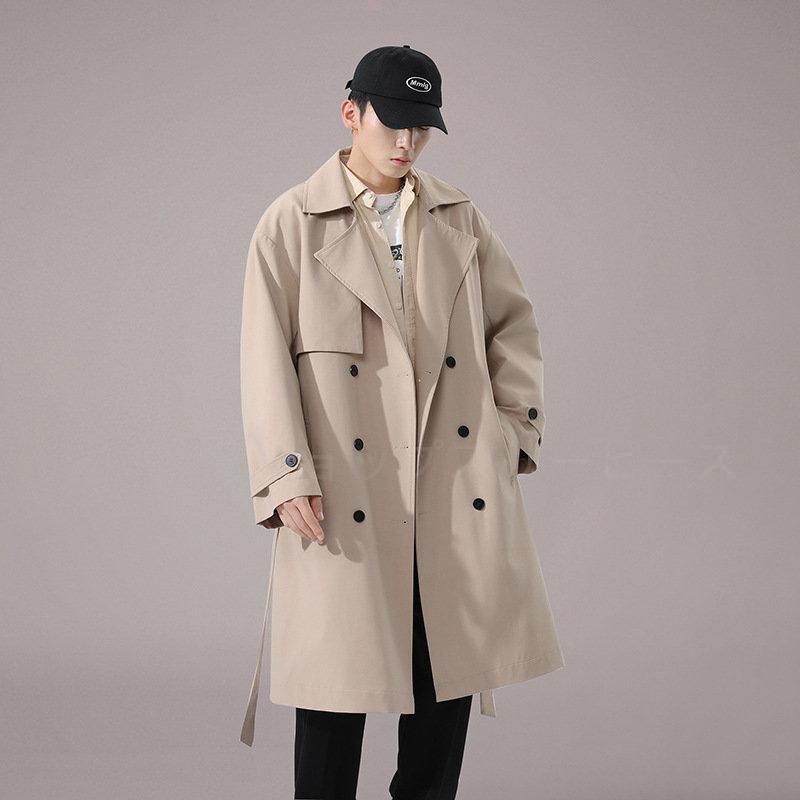 コート チェスターコート オーバーサイズ メルトン スタンダーカラー ルーズ 韓流 韓国ファッション 通勤 通学 カジュアル チェスターコート