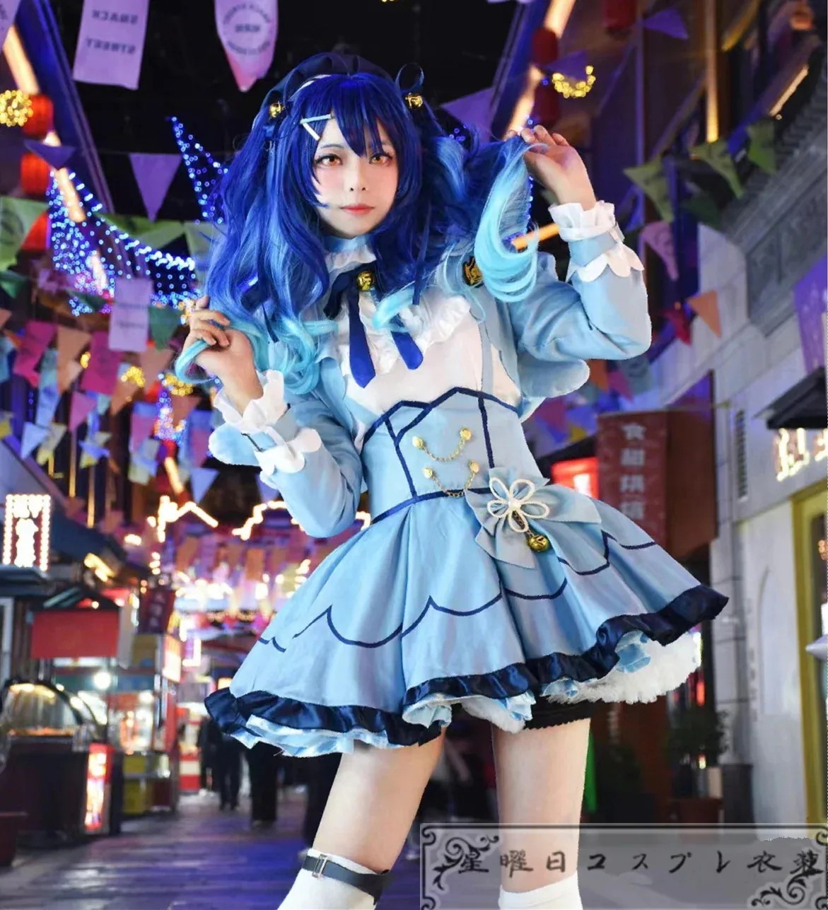 【即納 迅速な出荷】VTuber にじさんじ バーチャルライバー 天宮こころ コスプレ衣装 コスチューム ハロウィン 变装品質良い 店舗お勧め