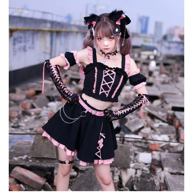 即納 ワンピース コスプレ ロリータ ゴスロリ パーティー 発表会 可愛い リボン フリル ワンピース かわいい おしゃれ 文化祭 学園祭 衣装 コス