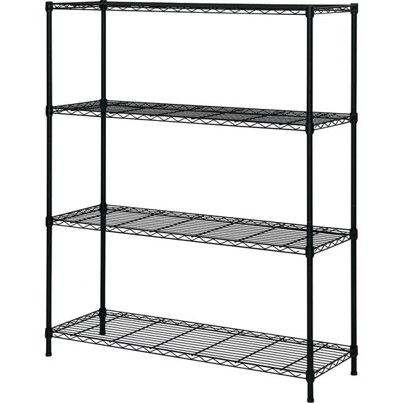 ニトリ スチールラック CUSTOM 幅115cm 3段 ブラック NITORI 8791492