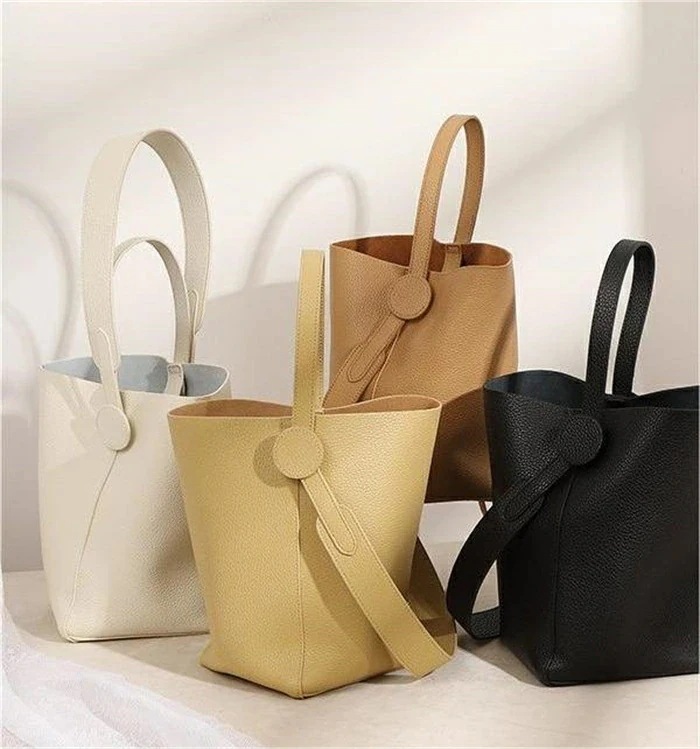 【人気商品超目玉】肩掛けバッグ フォーマル お仕事バッグ 通勤バッグ レザー 本革 大容量 大きめ バッグインバッグ レディース トートバッグ