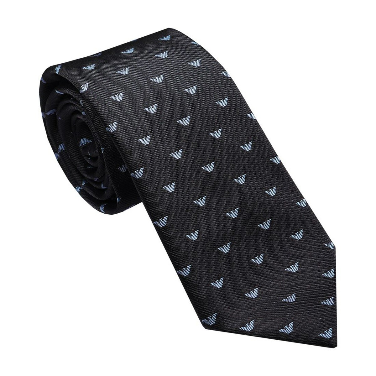 EA エンポリオ アルマーニ メンズ イーグル柄 ネクタイ MUD (ダークグレー系) 340182 2R616 06253