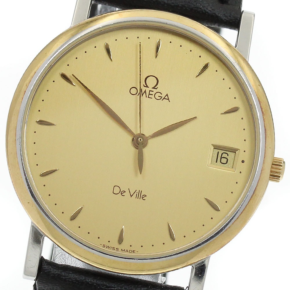 オメガ OMEGA デビル デイト クォーツ メンズ _907155【中古】