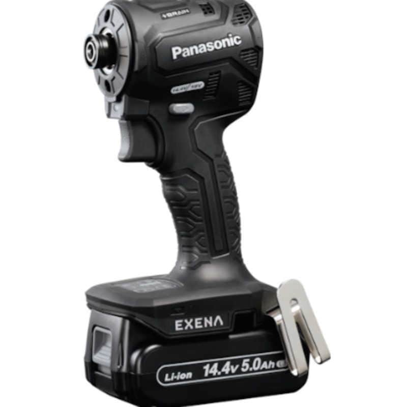 パナソニック　Panasonic　ＥＸＥＮＡ 充電インパクトドライバー １４．４Ｖ５．０Ａｈ電池セット 黒　EZ1PD1J14D-B