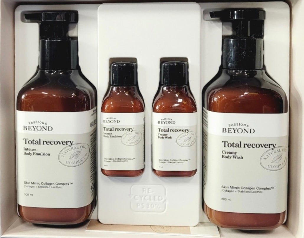 [大容量セット]トータルリカバリーボディ2種セットボディウォッシュ300ml＋60ml ボディローション300ml＋60ml