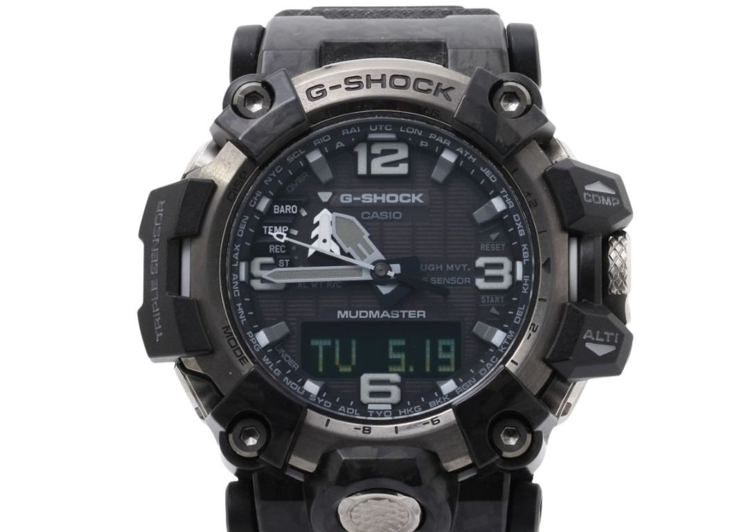 腕時計 G-SHOCK MASTER OF G - LAND MUDMASTER GWG-2000-1A1JF ステンレス 樹脂 - アナデジ ブラック系 ウォッチ ブランド 高級 人気【本物保証】
