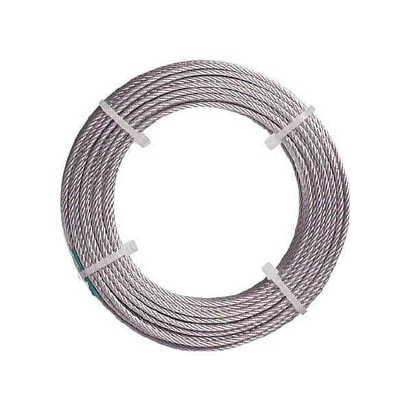 ナイロン被覆ステンレスワイヤロープ 1mmx20m CWC-1S20 1巻