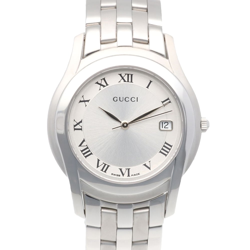 グッチ 腕時計 ステンレススチール 5500M クオーツ 1年保証 GUCCI 中古
