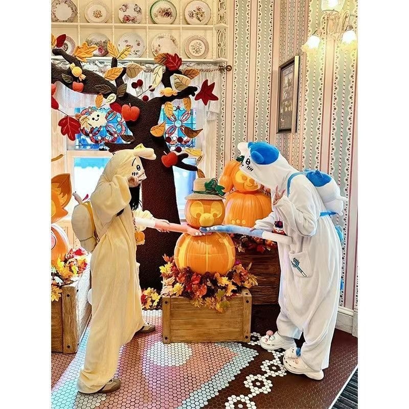 新作先行発売春秋冬 暖かい うさぎ ルームウェア修学旅行パジャマ もこもこパジャマ パジャマ 着ぐるみパジャマ パジャマ キャラクター 2TYPE ハチワレ【短納期】