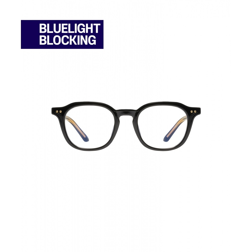 リクローアーク B557 ブラックグラスブルーライトオーバーグラス