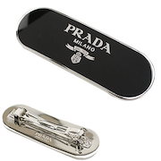Qoo10] PRADA バレッタ 1IF022 ブラック メタル : バッグ・雑貨