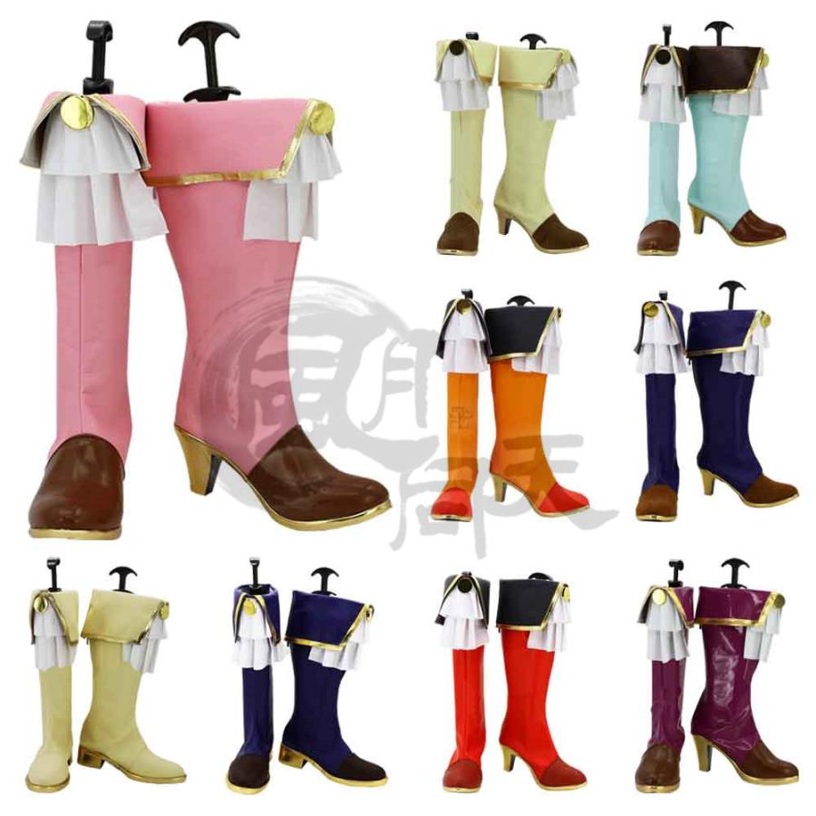 2枚購入で1OO円OFF 激安販売 変装 仮装 コスプレブーツ コスプレ靴 西木野真姫 園田海未 小泉花陽 東條希 矢澤にこ 南ことり 覚醒後 フルーツパーラー編 ラブライブ!