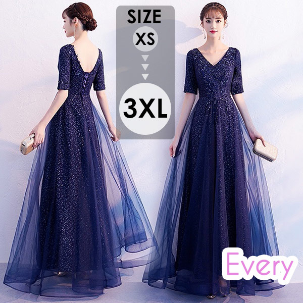 送料無料 ドレス 大人 ピアノ 発表会 演奏会用ドレス ロングドレス 母親 結婚式 袖付き ロング カラー ドレス パーティードレス 結婚式 ミセス向けドレス ワンピース 成人式 同窓会 結婚式 母親