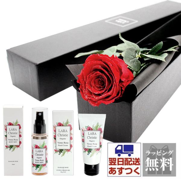 薔薇 一輪 ギフトセット ハンドクリーム ボディミスト プリザーブドフラワー ロイヤルローズ STYLE COLLECTION