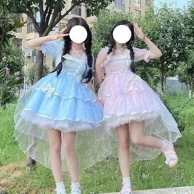 ロリータワンピースOPプリンセスワンピースキュートで甘いパーティードレスパーティードレス少女ロリータ洋装 ドレス