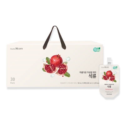 チョンホ食品 濃い柘榴ざくろエキス (100mlｘ30個) ザクロ濃縮液 健康補助 韓国食品