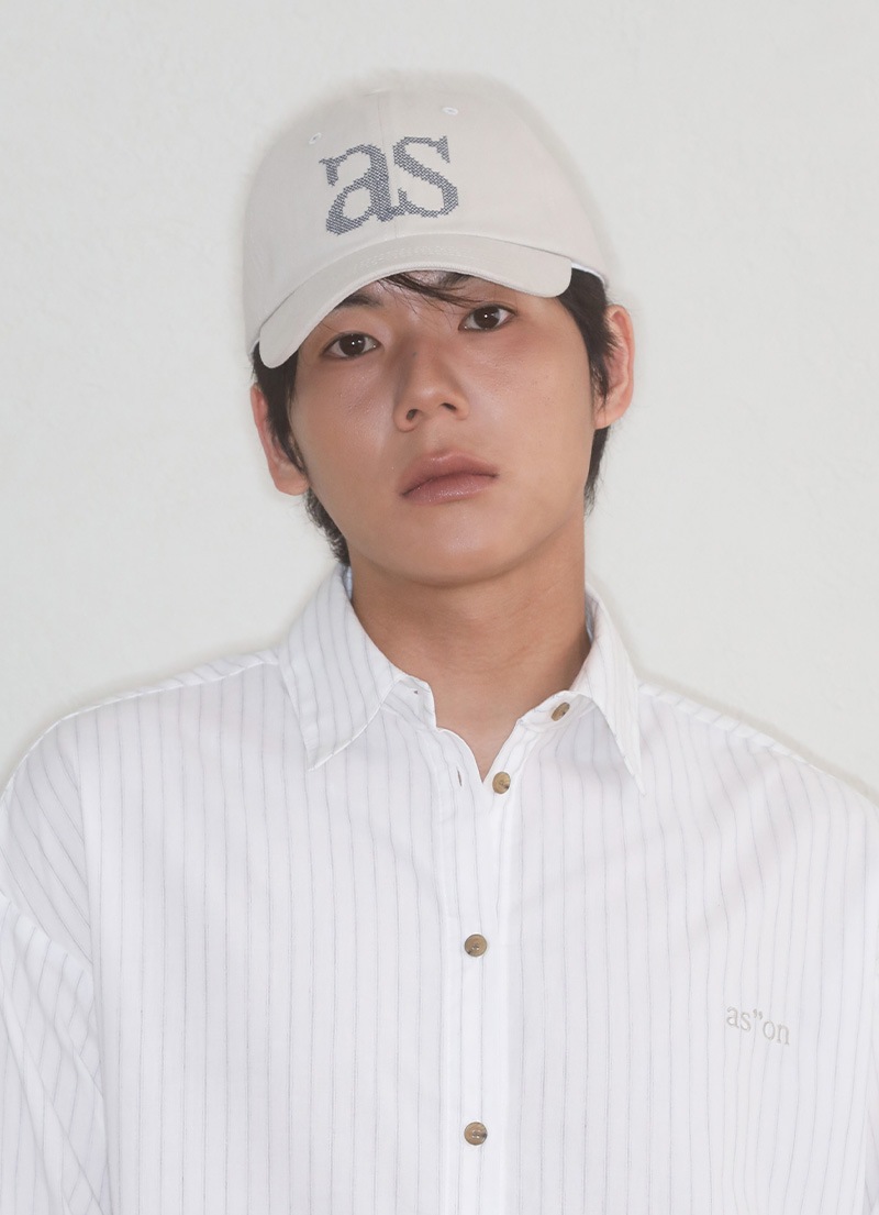 【AS"ON】 PIECE STITCH BALL CAP / BEIGE キャップ 正規品
