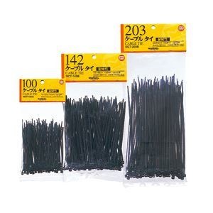 （まとめ）結束バンド ケーブルタイ（耐候性） 長さ203mm/100本入5セット マーベル MCT-203B
