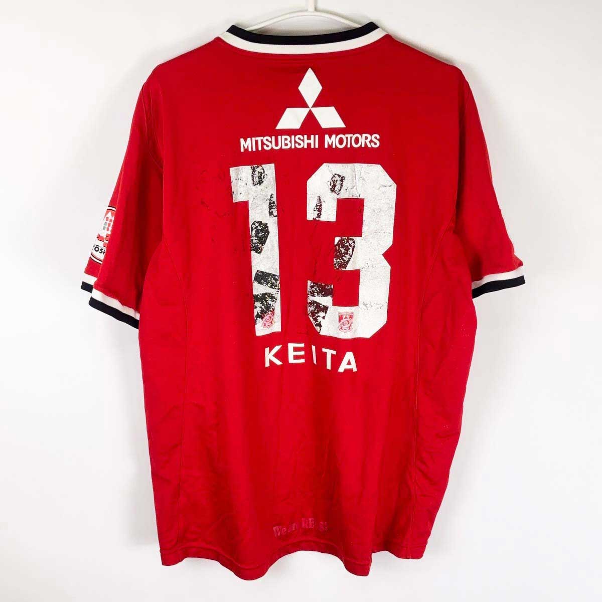 【中古】ナイキ 2007 浦和レッズ ユニフォーム ホーム #13 鈴木圭太 XXL メンズ NIKE サッカー Jリーグ