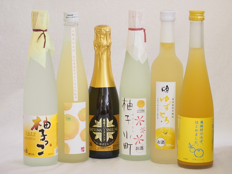 人気特価 まるごとゆずのお酒6本セット(天然のゆず果汁使用薩摩スパークリングゆずどん(鹿児島) 甘酸っぱい爽や 洋酒 -  flaviogimenis.com.br