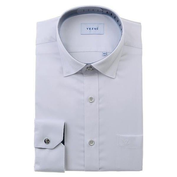 YJEFUR501_刺繍ポイント 竹スパン ドビー 一般フィット長袖 11,612円