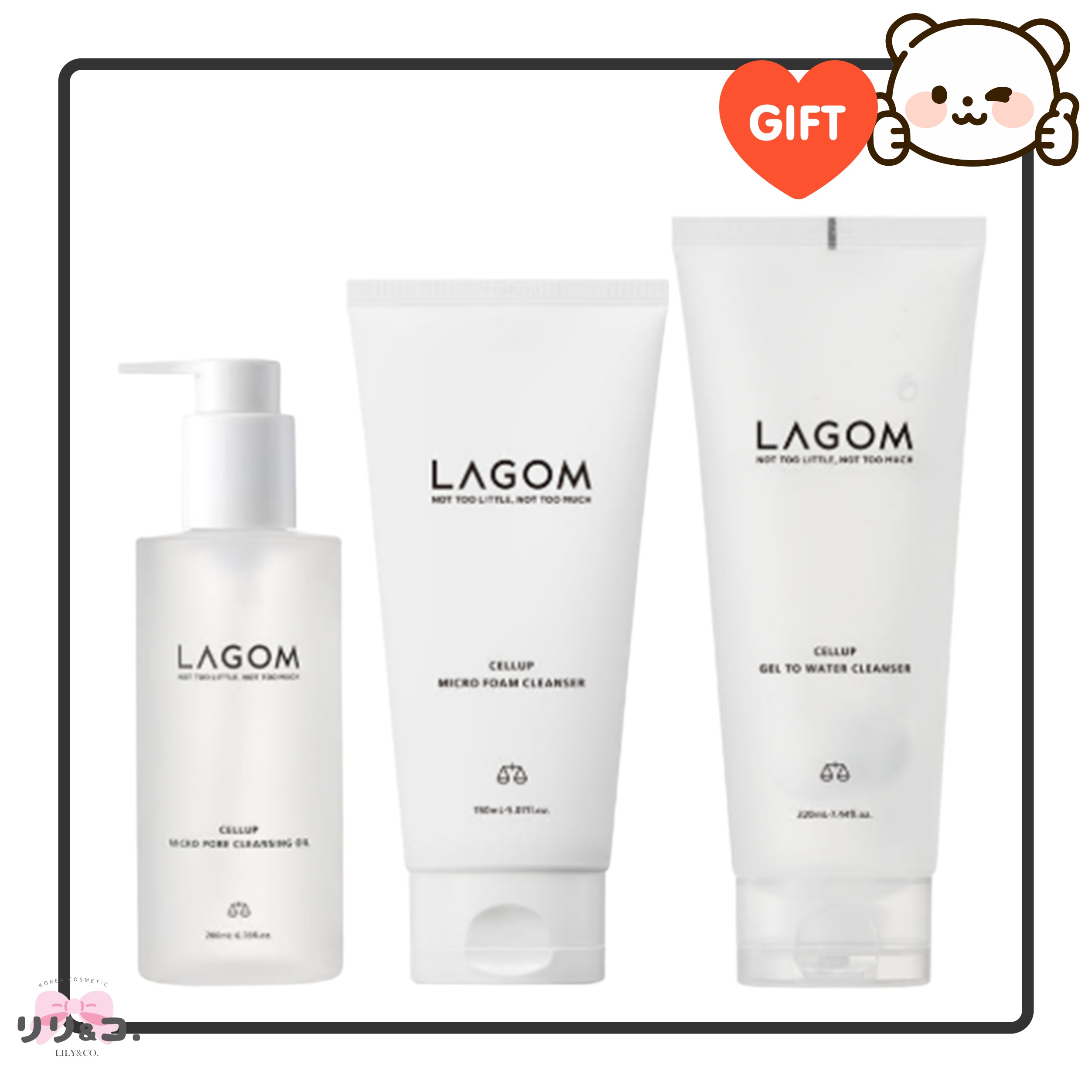[韓国スキンケア3点セット] クレンジングオイル 200ml + フォームクレンザー120ml + ジェル洗顔220ml 弱酸性 低刺激 毛穴ケア 敏感肌 乾燥肌 朝夜用 洗顔 クレンジング