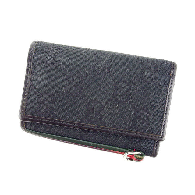 キーケース シェリー ブラック グリーン レッド 中古