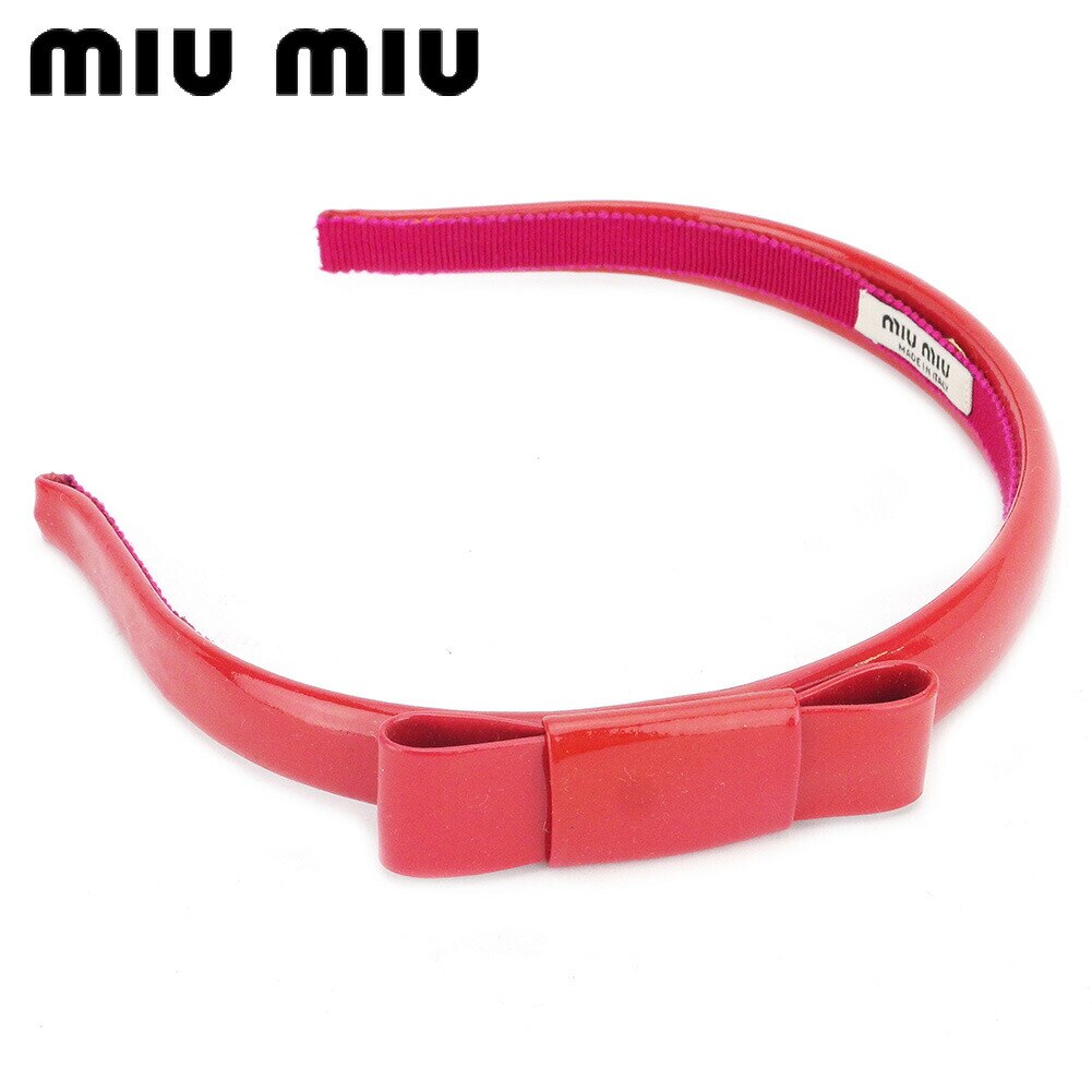 カチューシャ ヘッドアクセサリー リボン レッド 中古 13,844円