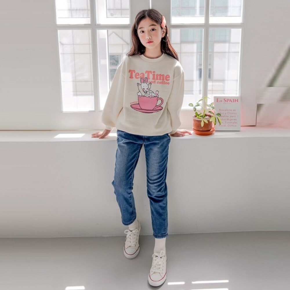 [バブルツリー] マリオバブルツリーローティーボンディングデニムパンツ