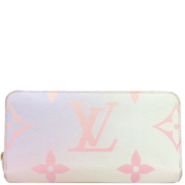 ルイヴィトン LOUIS VUITTON 長財布 ジッピーウォレット モノグラムキャンバス サンライズパステル ゴールド金具 ピンク SPRING IN THE CITY ラウンドファスナー M813