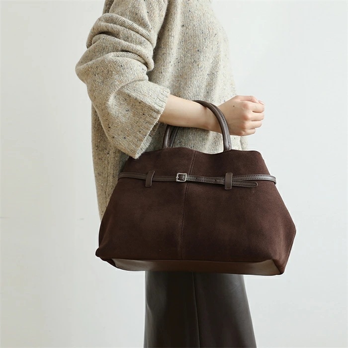 本革 ハンドバッグ レディース 本革 スエード バッグ 大容量 大きめ セレモニーバッグ スウェード バッグ 2way ショルダーバッグ 斜め掛け 手提げ フォーマルバッグ 通勤 大容量 バッグ セレ