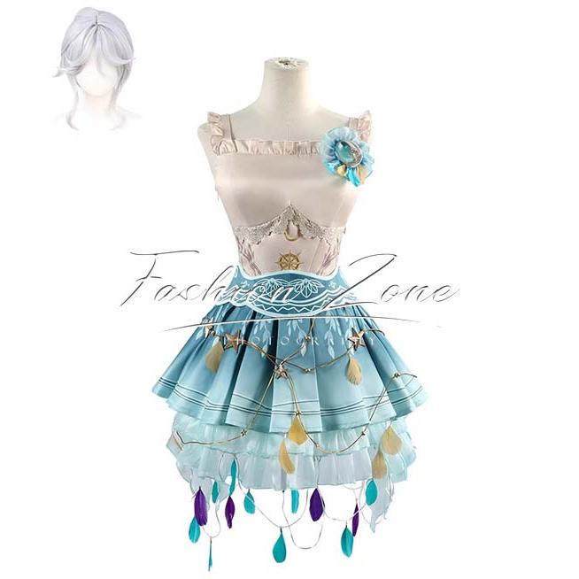 IdentityV 第五人格 風 踊り子 流離る月の光 コスプレ衣装 ウィッグ cosplay ハロウィン 演出服 変装