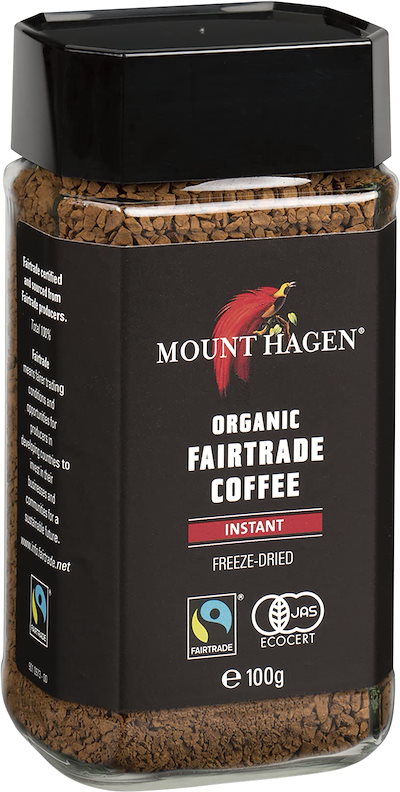 他サイト： オーガニック コーヒー インスタント マウントハーゲン オーガニック フェアトレード インスタントコの商品画像