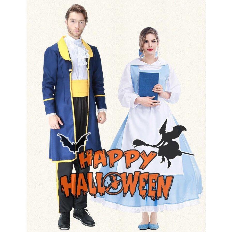 メイド ハロウィン衣装 カップル 王子様 女性用 男性用 メンズ用 ハロウィーン 王様ハロウィン衣装 コスプレ 姫 伯爵 コスチューム
