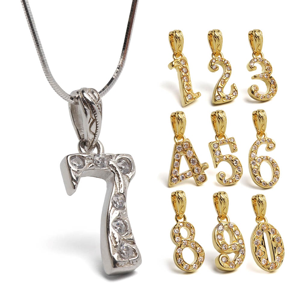 S925 ナンバーネックレス [nc058]