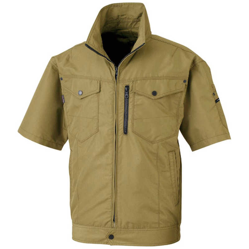 ビッグボーン商事　bigborn(ビッグボーン) 空調風神服 半袖ジャケット [カーキ/Mサイズ]　BK6078S-21 M