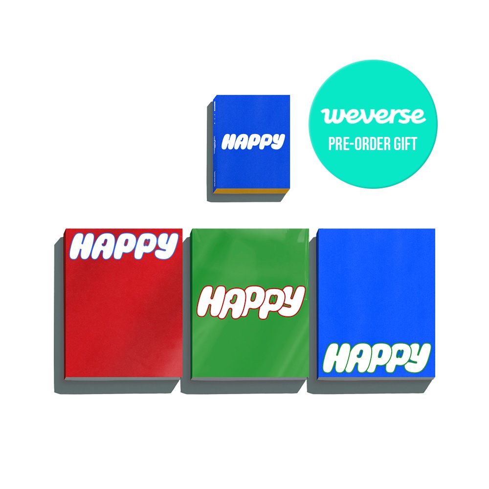【WEVERSE特典選択】 BTS JIN - HAPPY / アルバム3種セット+ WEVERSE ALBUMS / Journey / Imagine / Navigate