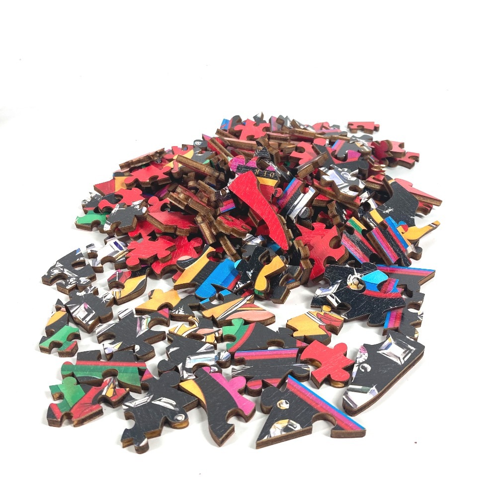 雑貨 パズル おもちゃ インテリア 紙 マルチカラー