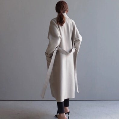 ロングコート コート アウター 上着 チェスターコート 膝下 袖あり 長袖 襟付き ストレート Iライン 前開き かわいい 可愛い きれいめ シンプル 大人 上品 おしゃれ お洒落 かっこいい