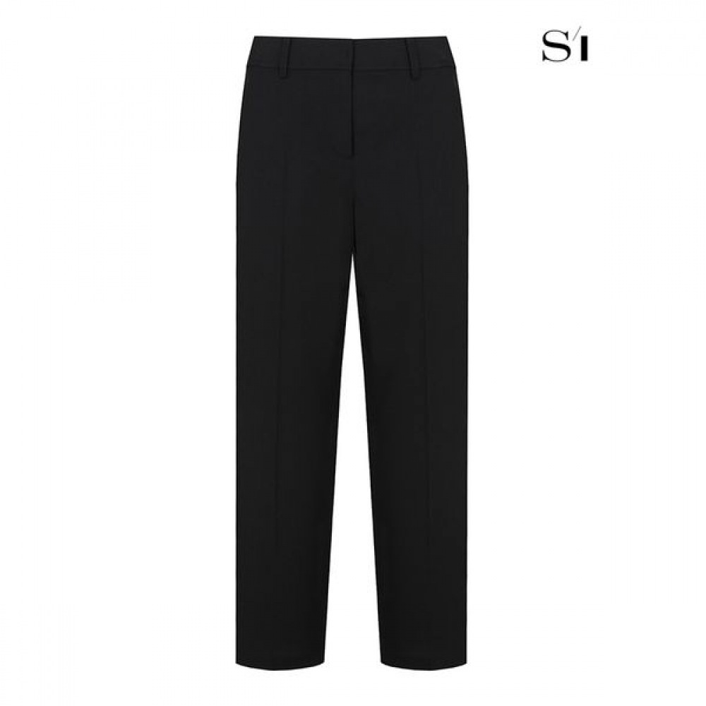 [C] モダンスリムフィットセットアップパンツブラック SGPAD9240