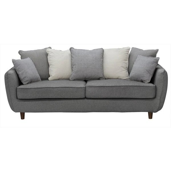 クッション7個付の北欧ナチュラルな3人掛ソファ 北欧 ナチュラル ソファ リビング 74,025円