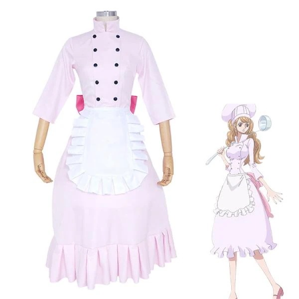 ワンピース シャーロット プリン コック服 コスプレ衣装 『ONE PIECE』