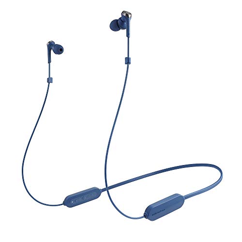 オーディオテクニカ ATH-CKS330XBT BL ワイヤレスイヤホン bluetooth 重低音SOLID BASS/防滴仕様 / 最大約20時間連続再生 国内正規品 ATH-CKS330XBT