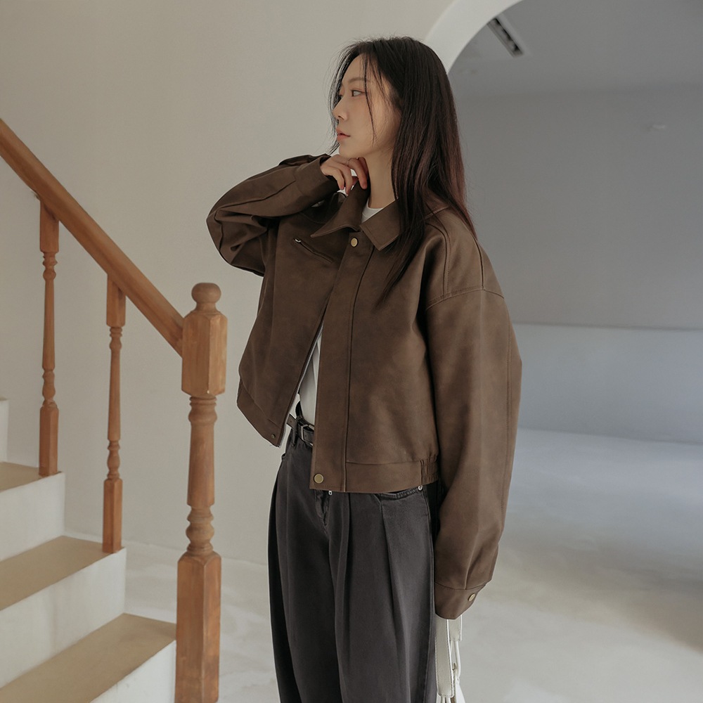 オーウェンスカラジップマットレザージャケット